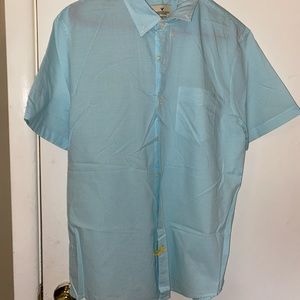 Men’s American Eagle Blue Stripe Button Down Shirt